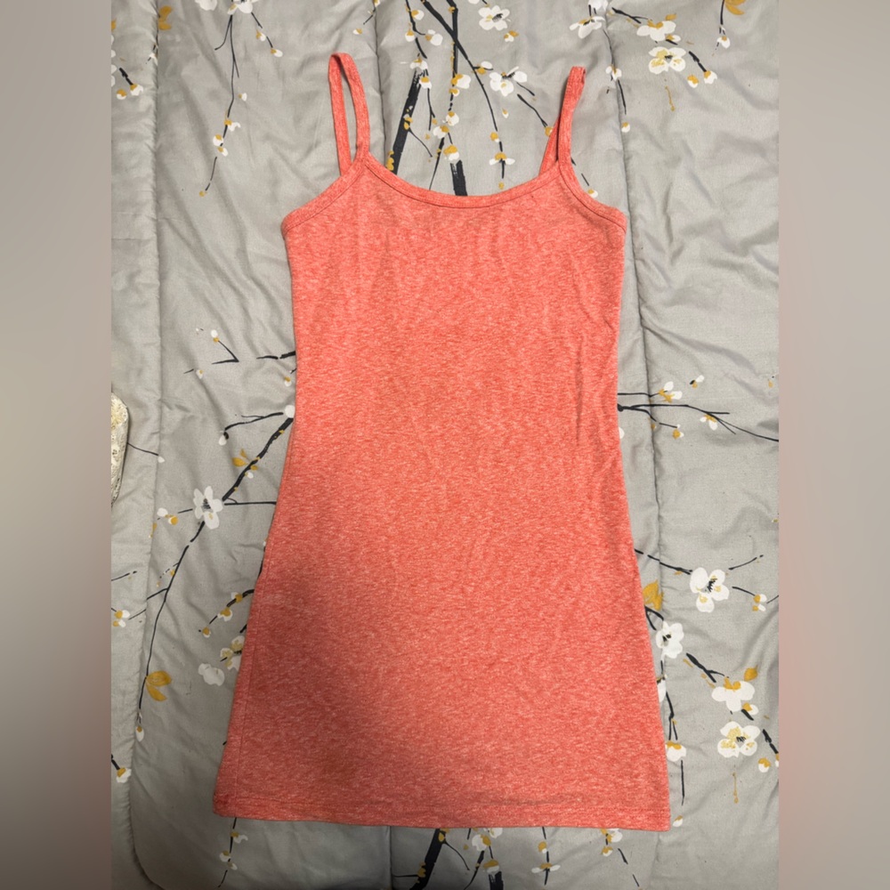 BKE Peach coral orange tank Top